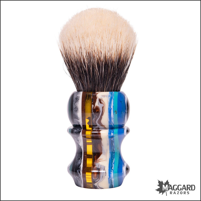 Wolf Whiskers 2024-4241-79 Kaylee Handle Custom Color with Maggard Razors SHD Badger Bulb Knot, 26mm