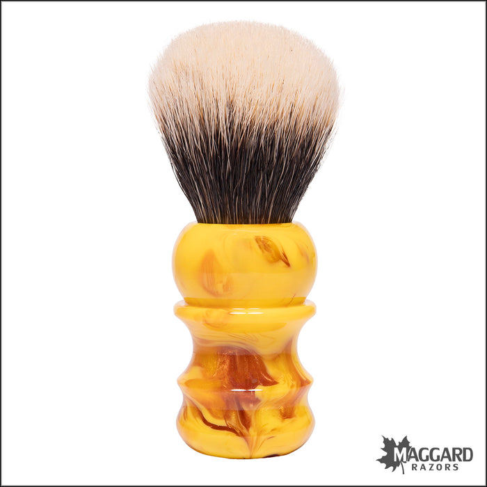 Wolf Whiskers 2024-4244-82 Serendipity Handle in Custom Color with Maggard Razors SHD Badger Bulb Knot, 24mm