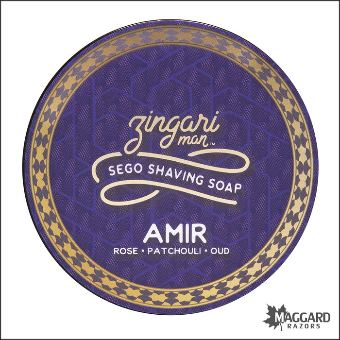 Zingari Man Amir Artisan Shaving Soap, 5oz - Sego Base