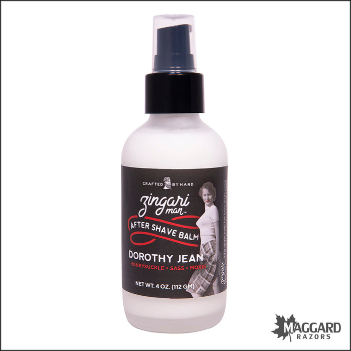 Zingari Man Dorothy Jean Aftershave Balm, 4oz - New Formula - Alcohol Free