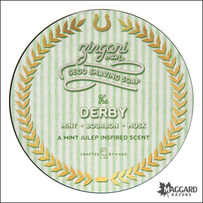 Zingari Man The Derby Artisan Shaving Soap, 5oz - Sego Base