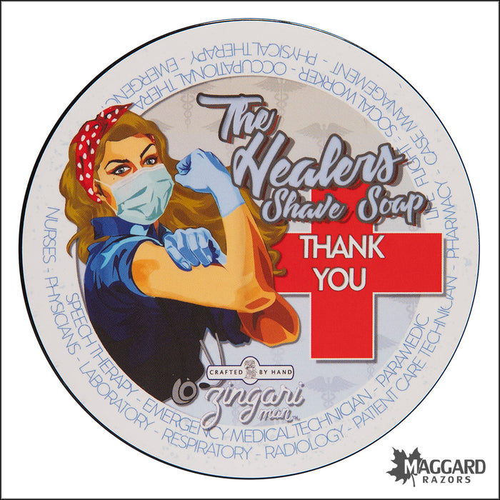 Zingari Man The Healers Artisan Shaving Soap, 5oz - Sego Base