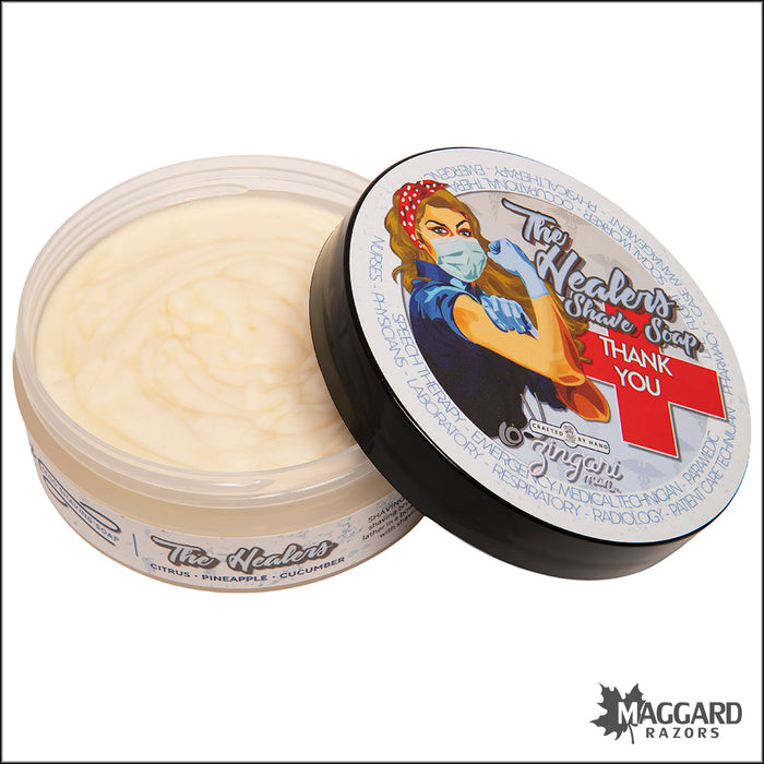 Zingari Man The Healers Artisan Shaving Soap, 5oz - Sego Base