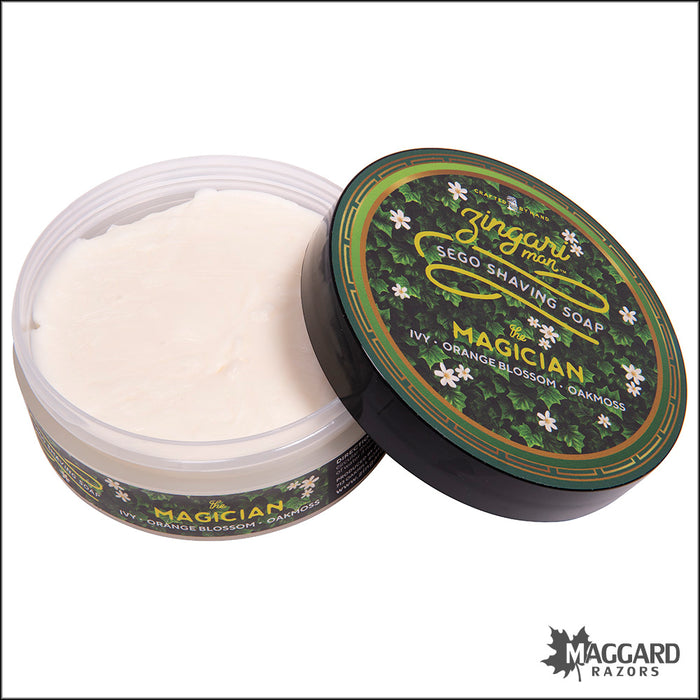 Zingari Man The Magician Shaving Soap, 5oz - Sego Base