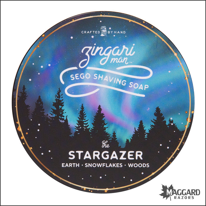 Zingari Man The Stargazer Artisan Shaving Soap, 5oz - Sego Base