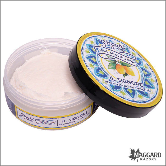 Zingari Man il Signore Artisan Shaving Soap, 5oz - Sego Base