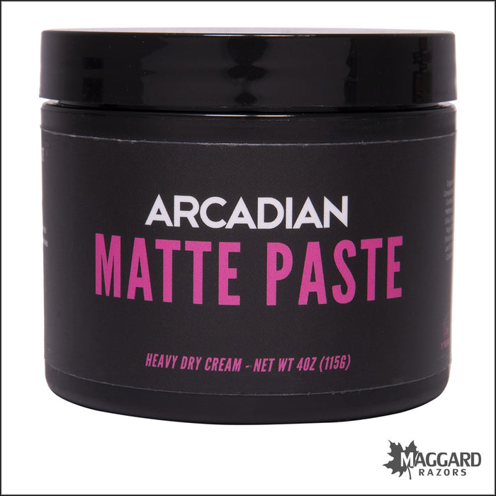 Arcadian Matte Paste Heavy Hold Artisan Pomade, 4oz