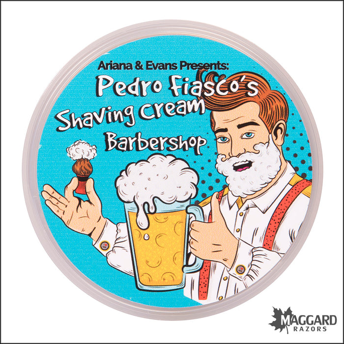 Ariana and Evans Pedro Fiasco's Barbershop Artisan Shaving Cream, 5oz