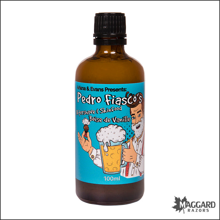 Ariana and Evans Pedro Fiasco's Boise de Vanille Aftershave Splash and Skin Food, 100ml