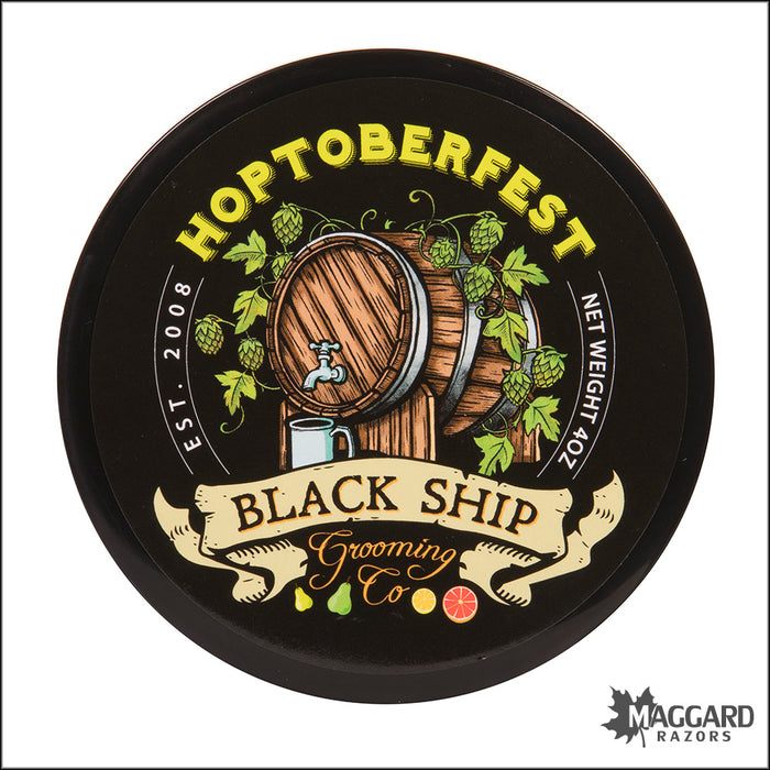 Black Ship Grooming Co. Hoptoberfest Artisan Shaving Soap, 4oz - Seasonal Release