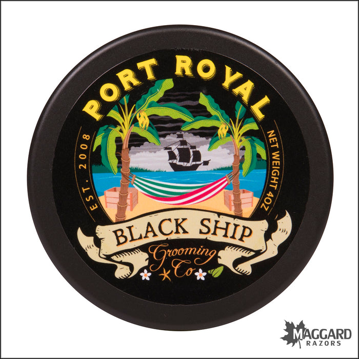 Black Ship Grooming Co. Port Royal Artisan Shaving Soap, 4oz
