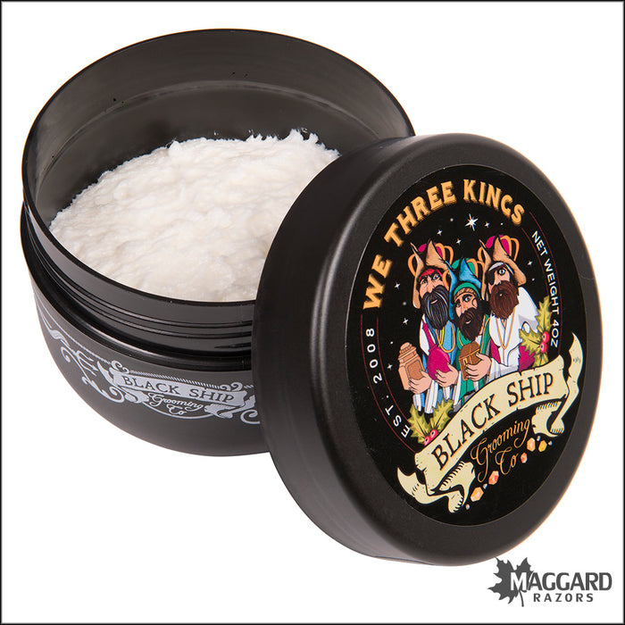 Black Ship Grooming Co. We Three Kings Shaving Soap, 4oz - Seasonal Release