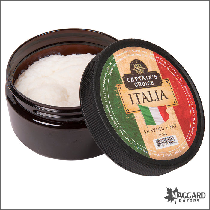 Captain's Choice Italia Artisan Shaving Soap, 5oz