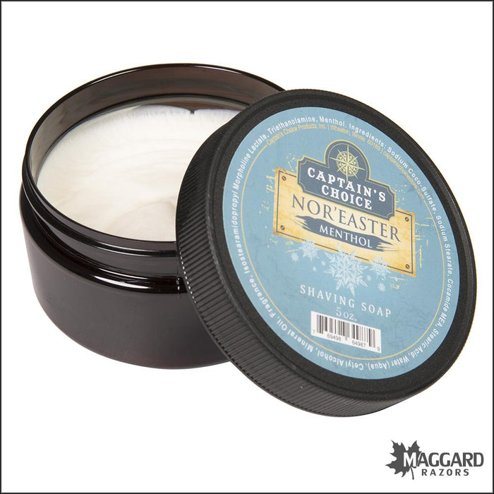 Captains-Choice-Noreaster-Artisan-Shaving-Soap-with-Menthol-5oz-2