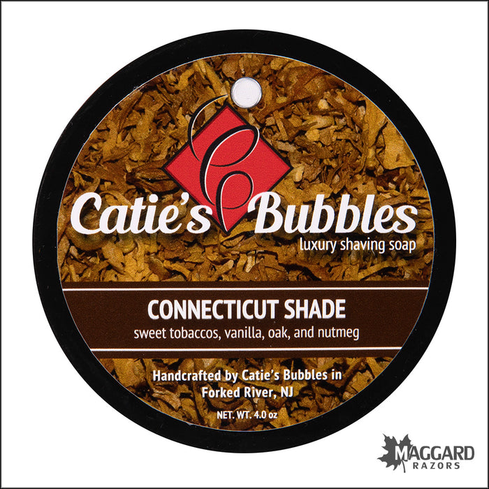 Catie's Bubbles Connecticut Shade Artisan Shaving Soap, 4oz