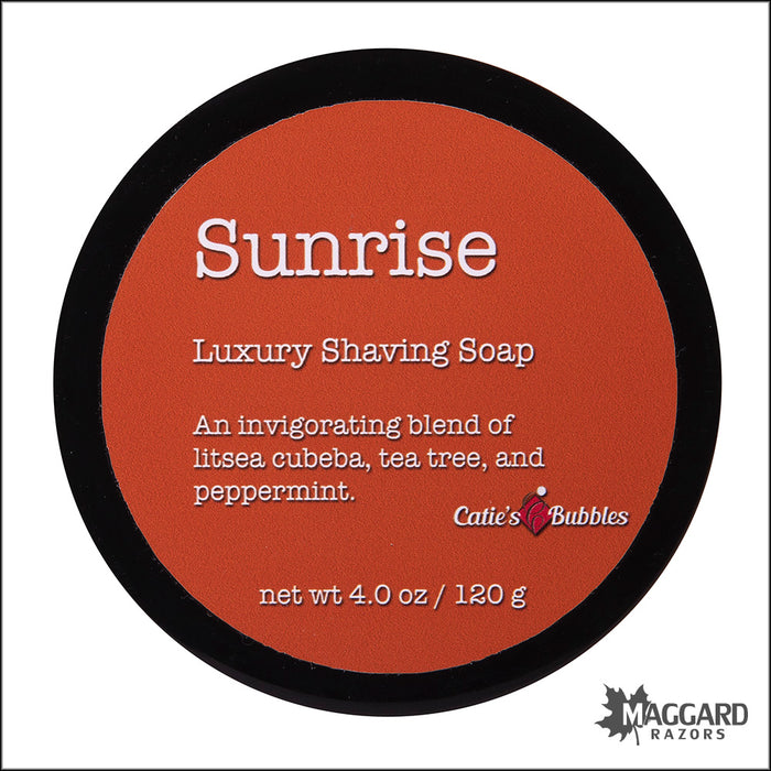 Catie's Bubbles Sunrise Artisan Shaving Soap, 4oz