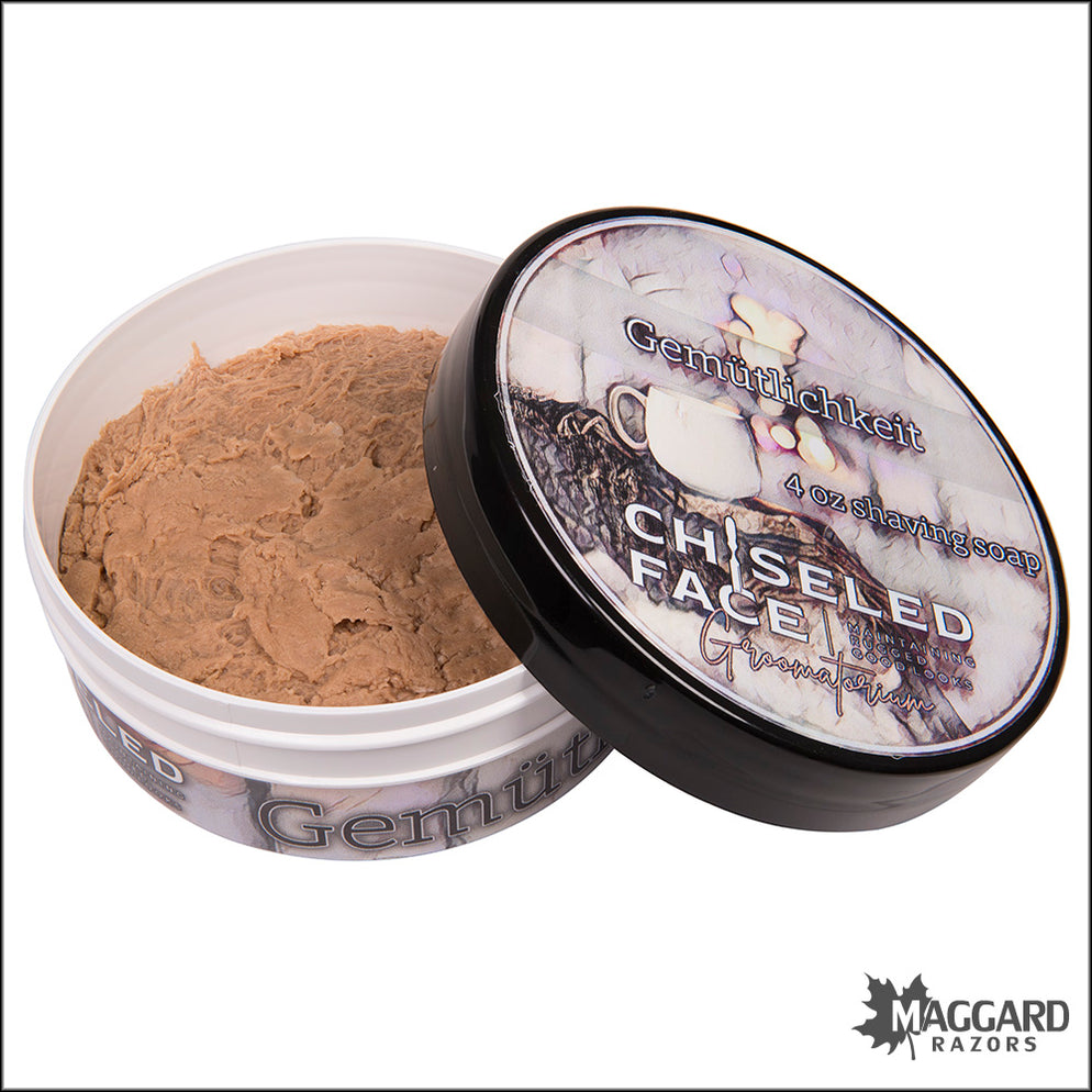 Chiseled Face Gemutlichkeit Tallow Shaving Soap, 4oz — Maggard Razors