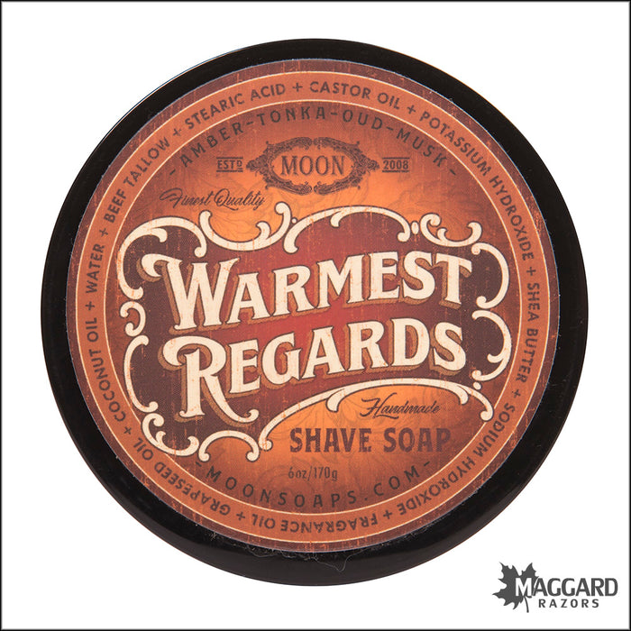 Moon Warmest Regards Artisan Shaving Soap, 6oz