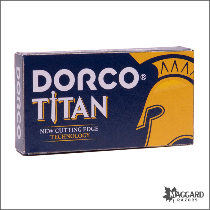 Dorco Titan Double Edge Razor Blades, 10 blades