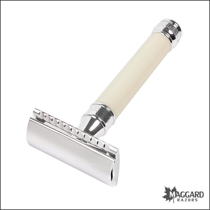 Ivory Safety Razor Edwin Jagger DE87BL Ivory DE Safety Razor — Maggard Razors
