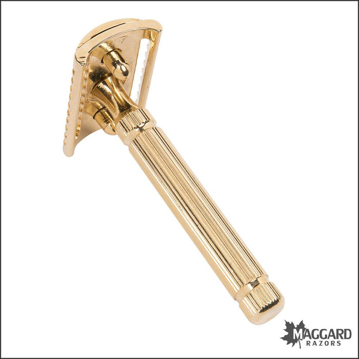 Magic Gold Razor Comb Fatip il Piccolo Gentile Gold, Closed Comb DE Safety Razor, #42130 ...