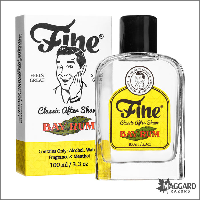 Fine Accoutrements Bay Rum Classic Aftershave Splash, 100ml