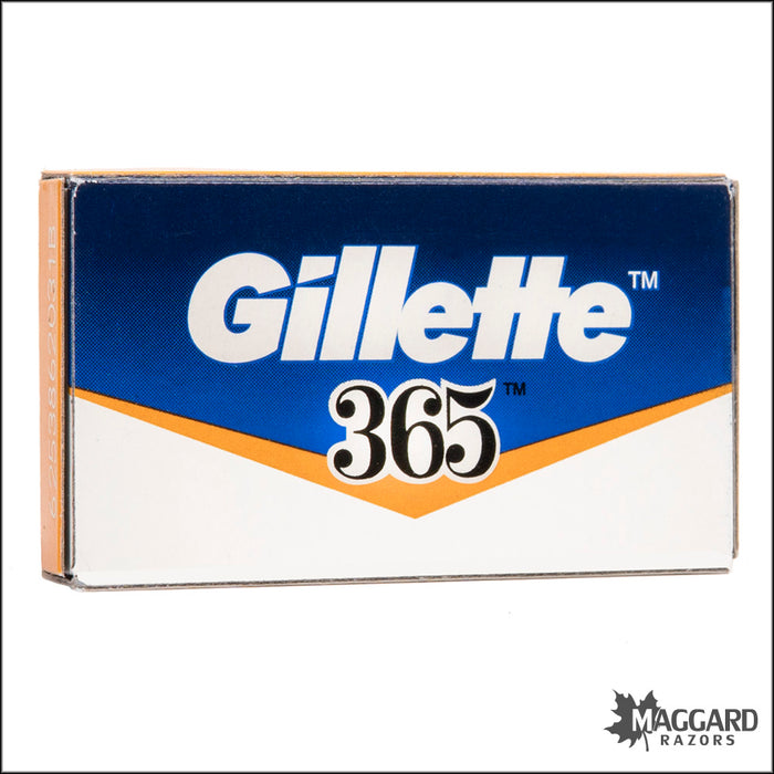 Gillette 365 Stainless Steel Double Edge Safety Razor Blades, 5 Blades —  Maggard Razors