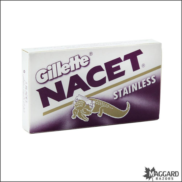 Gillette-Nacet-Stainless-Steel-Double-Edge-Safety-Razor-Blades