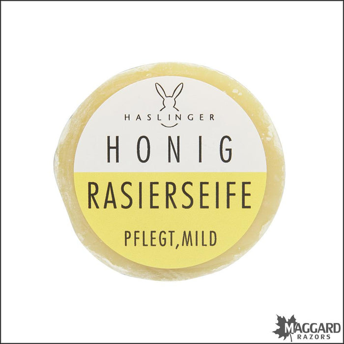 Haslinger-Honig-Honey-Shaving-Soap-Puck-60g