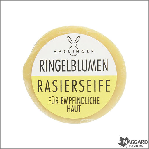 Haslinger-Ringelblumen-Marigold-Shaving-Soap-Puck-60g