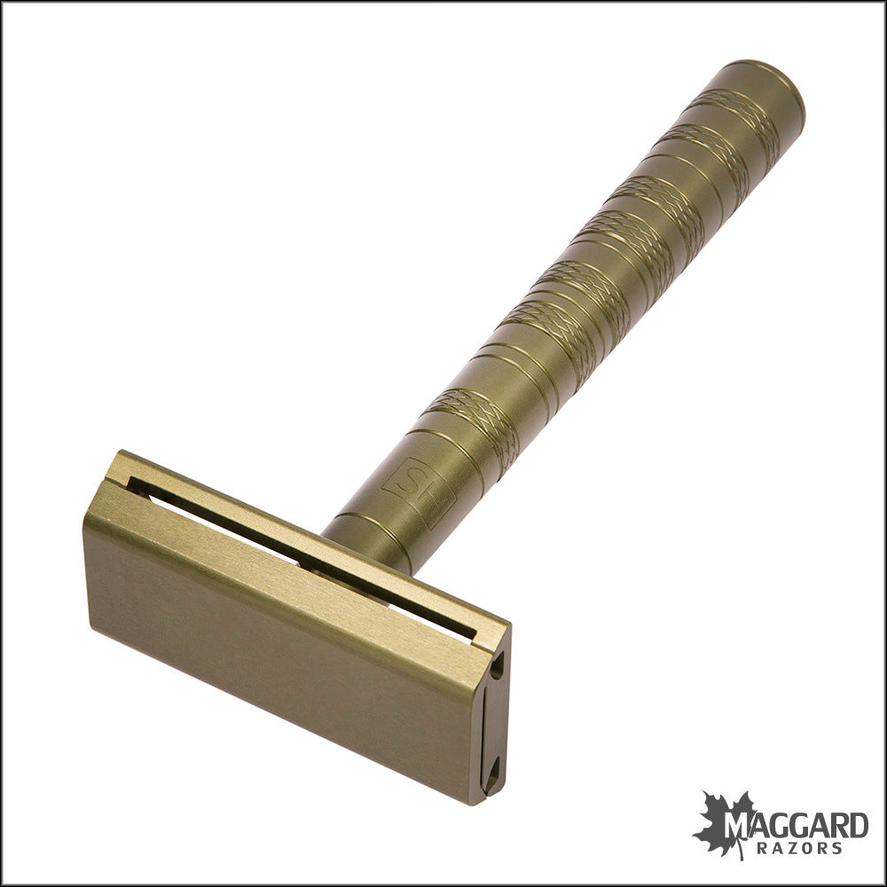 Henson Shaving AL13 Blue Machined Aluminum DE Safety Razor