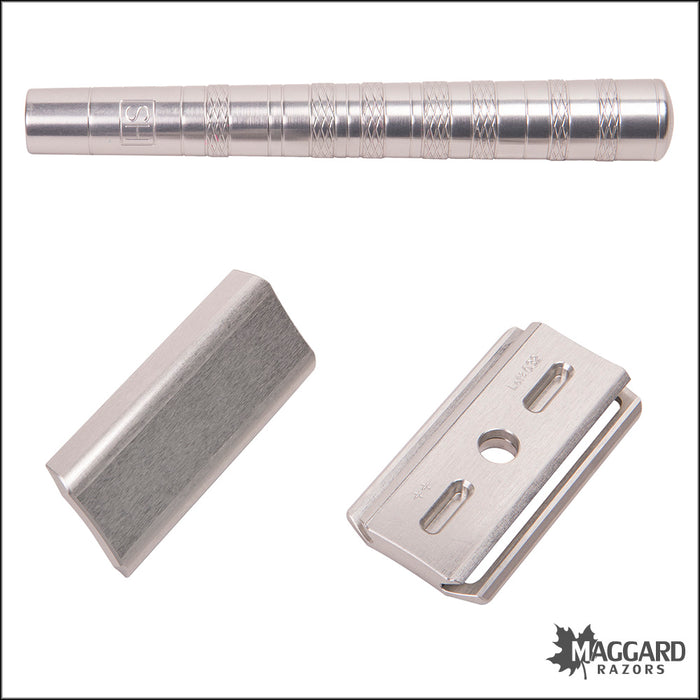 Al13 Razor Colors Henson Shaving AL13 Aircraft Aluminum Machined DE Safety Razor, Mild E ...