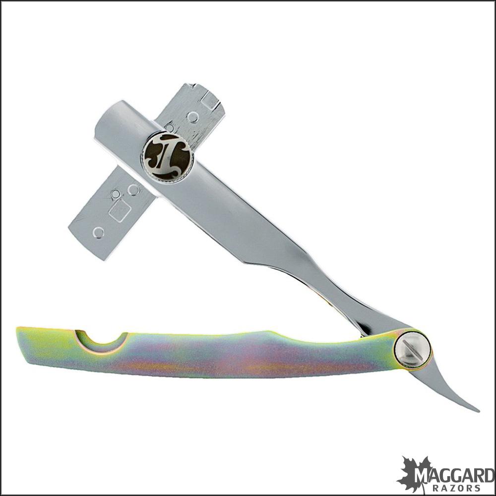 Irving Barber Co. Yellow Zinc/Chrome Shavette Razor — Maggard Razors