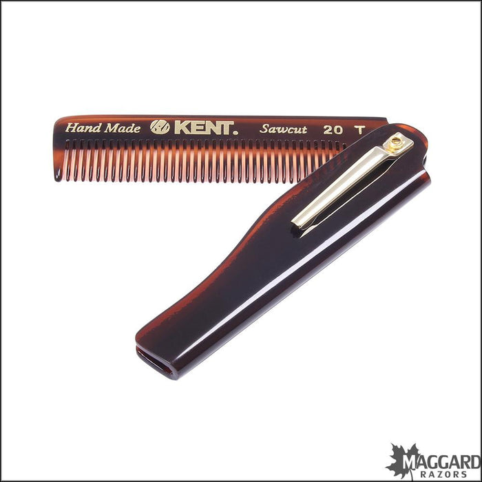 Kent-20T-Hand-Cut-Fine-Tooth-Folding-Comb