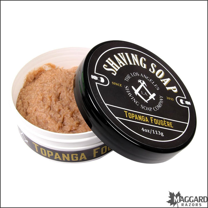 La-Shaving-Co-Topanga-Fougere-Artisan-Shaving-Soap-4oz-2