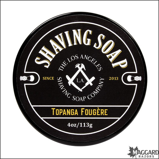 La-Shaving-Co-Topanga-Fougere-Artisan-Shaving-Soap-4oz