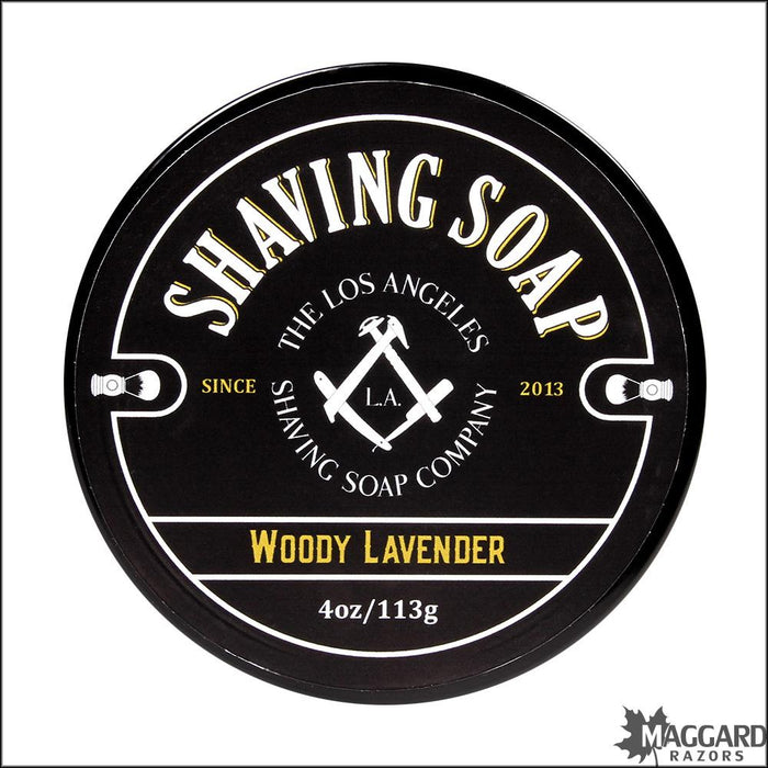 La-Shaving-Co-Woody-Lavender-Artisan-Shaving-Soap-4oz
