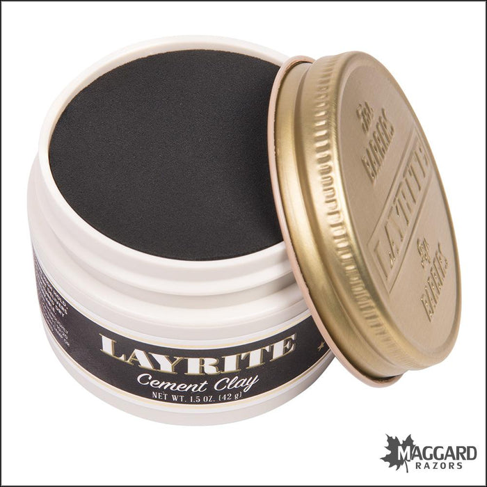 Layrite Cement Hair Clay, 1.5oz - Travel Size — Maggard Razors
