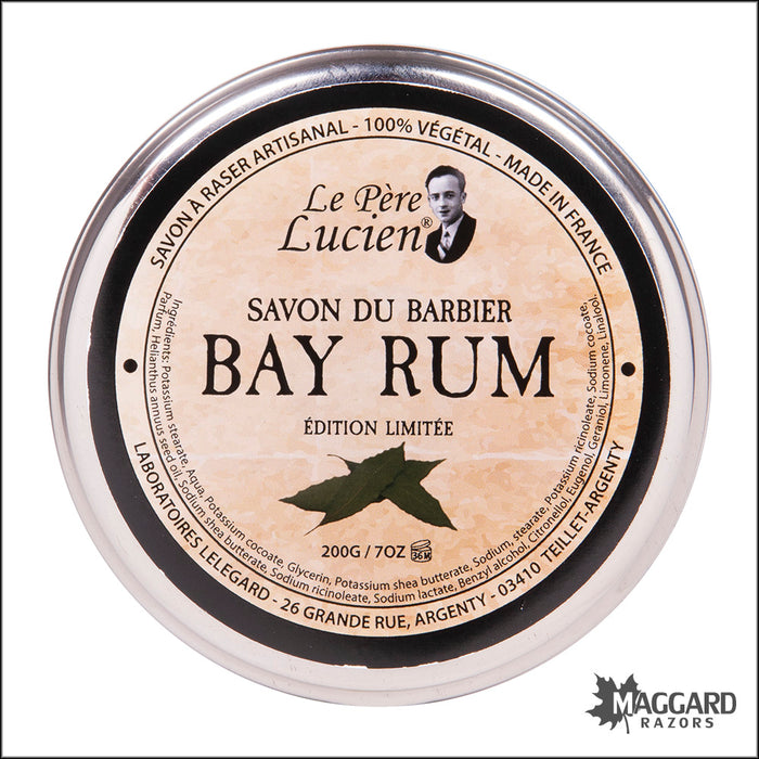Le Père Lucien Bay Rum Shaving Soap, 200g - Limited Edition