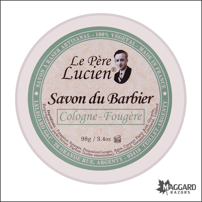 Le Père Lucien Cologne Fougere Shaving Soap, 98g