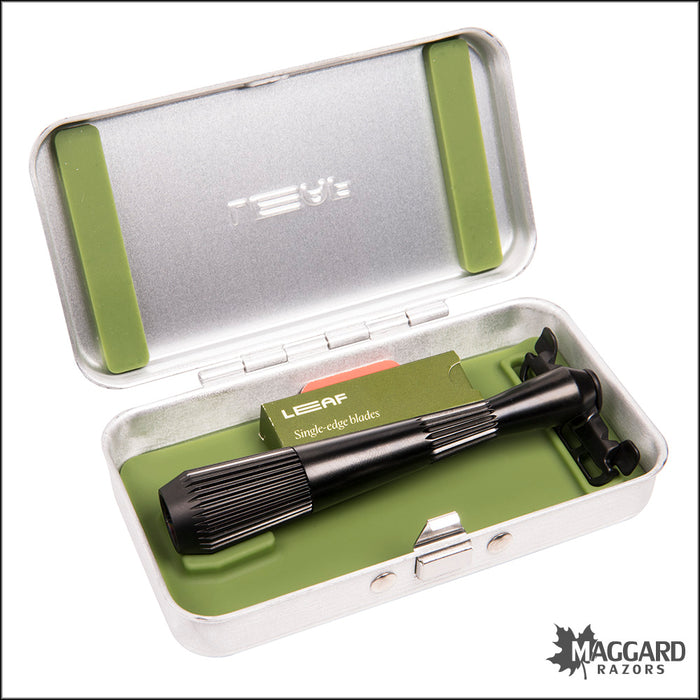 Leaf Travel Case for Twig and Thorn Single Edge Safety Razors - Alumin ...