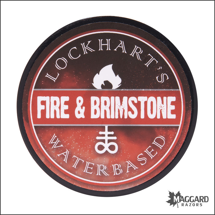 Lockhart's Fire and Brimstone Water Based Hair Pomade, 3.7oz - Seasonal - Firm Hold