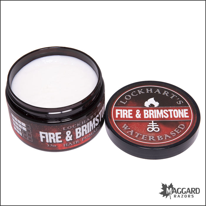 Lockhart's Fire and Brimstone Water Based Hair Pomade, 3.7oz - Seasonal - Firm Hold