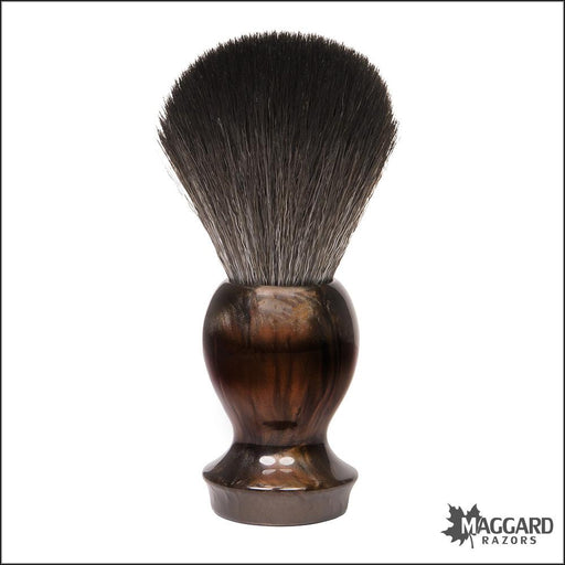 Maggard-Razors-22mm-Bronze-Resin-Handle-Black-Synthetic-Shaving-Brush-22mm