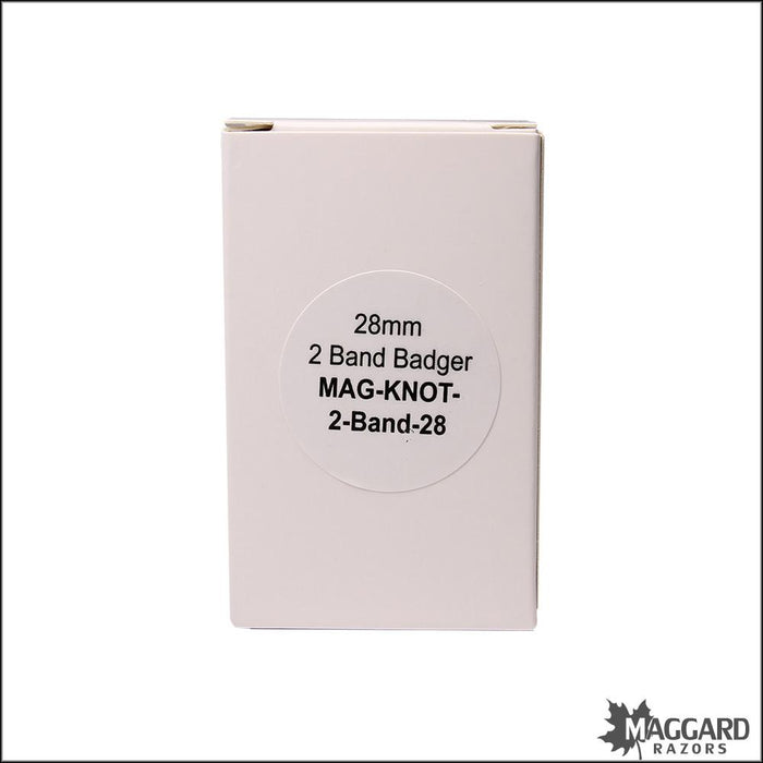 Maggard-Razors-28mm-2 Band-Badger-Brush-Knot-2