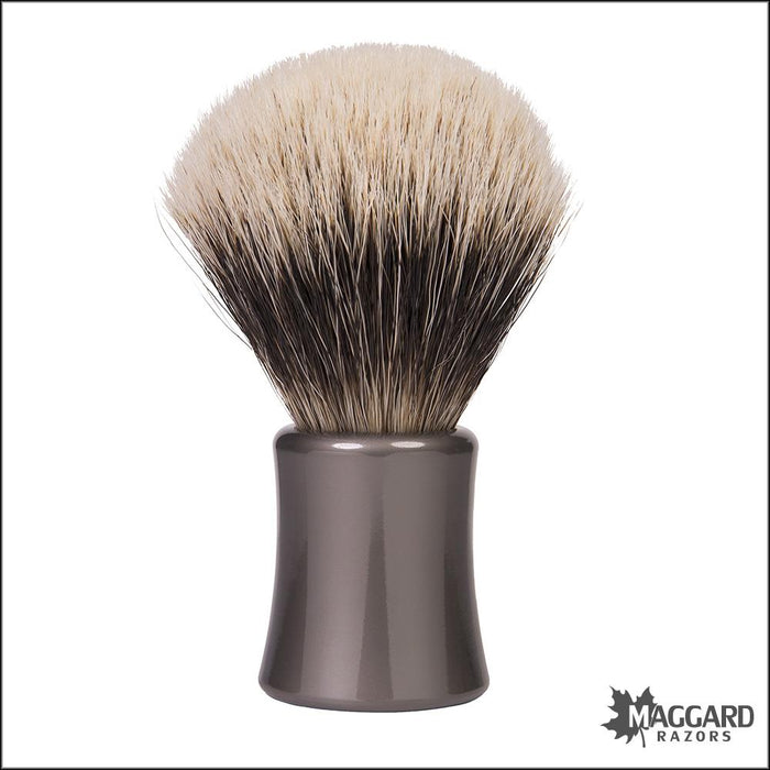 Maggard-Razors-Aluminum-Handle-2-Band-Badger-Shaving-Brush-22mm-1