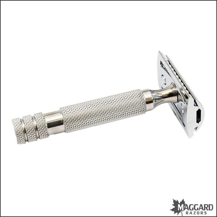 Maggard-Razors-MR11-DE-Safety-Razor-Polished-Stainless-Steel-Handle-4