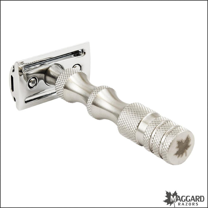 Maggard-Razors-MR5-Safety-Razor-Stainless-Steel-Handle-V3-Head-2