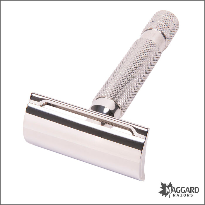 Maggard Razors SS70 Stainless Steel Head with MR11 Handle - Lifetime Warranty