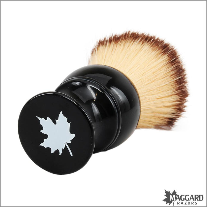 Maggard-Razors-Synthetic-Shaving-Brush-Black-Handle-24mm-2